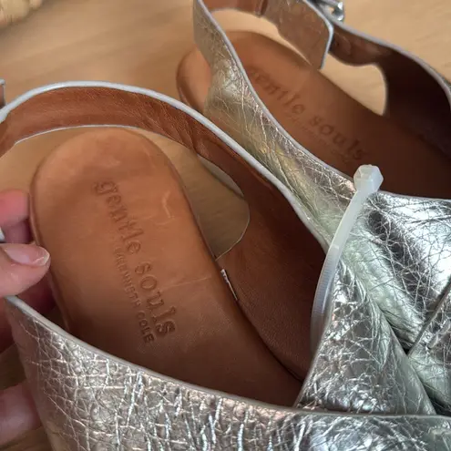 Gentle Souls Kiki Platform Leather Sandals Size 8.5