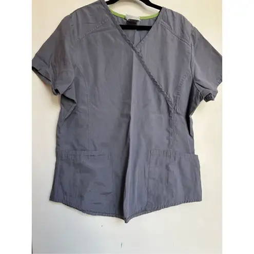Scrubstar Condor Grey Scrub Top Woman’s Size Medium