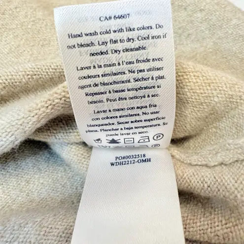 Faherty Jackson Sweater Dress in Oatmeal Heather Cozy Collared Belted Size Large Tan