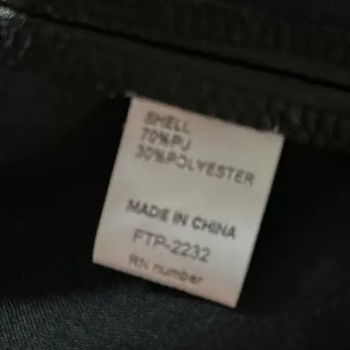 Fate
Women’s Faux Leather Cropped Black Jacket Black