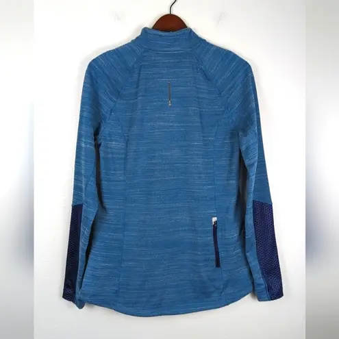 Lole Light Blue Performance Top Quarter Zip Pullover Sweatshirt Women's Large