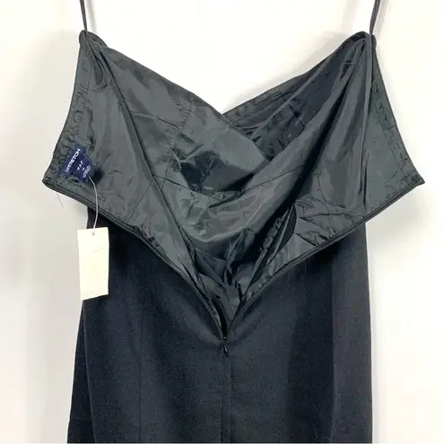 Gap NWT  Stretch Black Wool Blend Dress