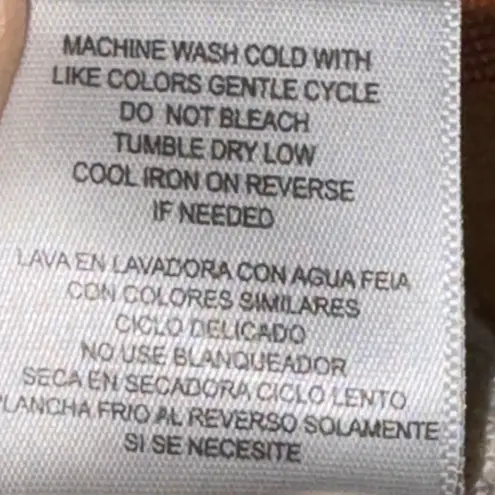 Storybuk Hooded Long Sleeve Top Striped Pullover Women’s M Medium Tan