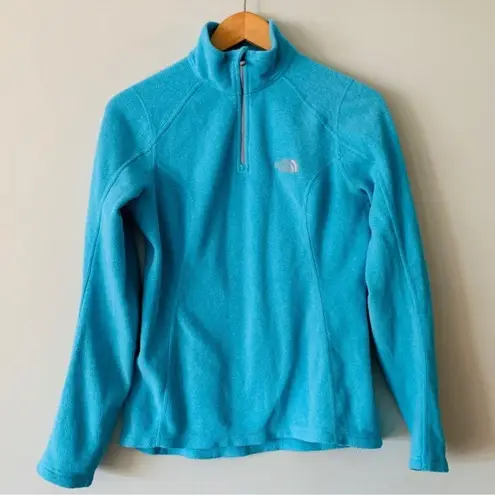 The North Face  Polartec Classic Turquoise Blue Fleece Pullover Jacket Size Small