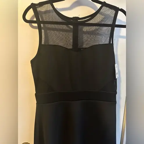 Kandy Kiss NWT Sweetheart Illusion Neckline Black Mini Dress Size 12