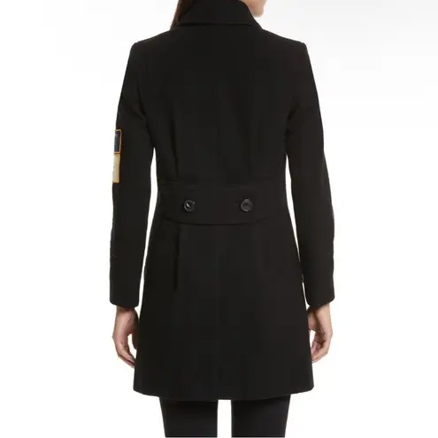 Coach wool Military Patch Naval Pea Coat NWOT