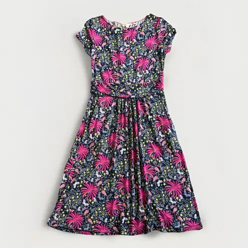 Boden USA Boden Dress Women's Size 4 US, 8 UK Multicolored Floral Animals Pockets Stretch
