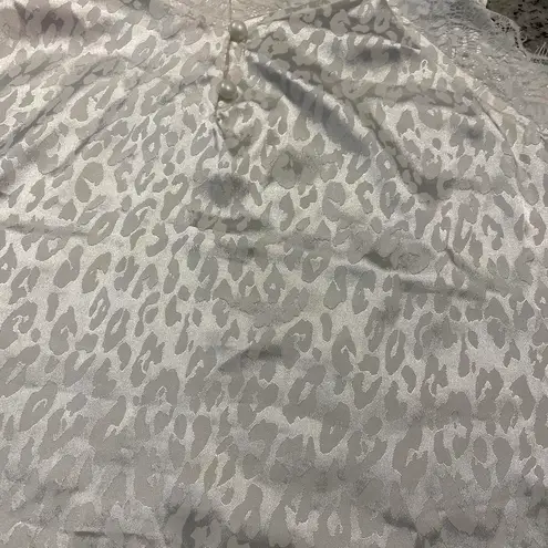 white cheetah slip cami