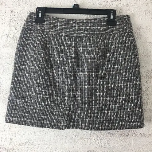 Forenza GRAY TWEED WOOL MINI SKIRT