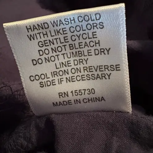 Laura Ashley Plus Size 3X Top Blouse 3D Embroidered Floral Boho Cottage Feminine