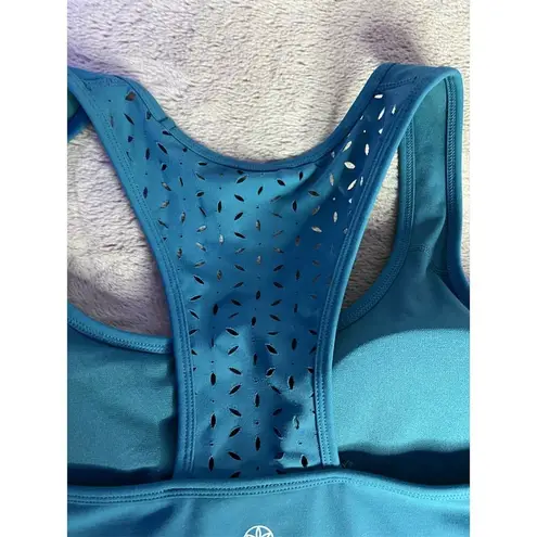 Gaiam Women's 2XL Blue Yoga Tank Top Racerback Sleeveless Activewear