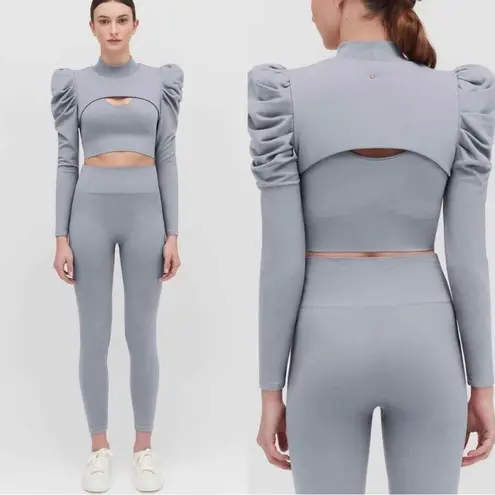 Cuyana 3 Piece Workout Set Steel color Size Small