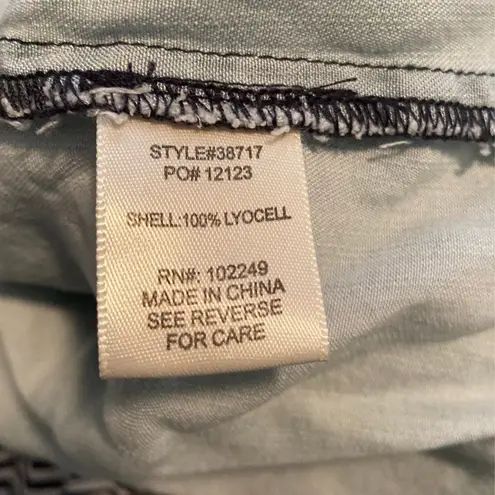 Skies Are Blue Off The Shoulder Chambray Blouse