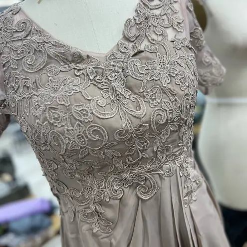 Mother of the Bride Dress 8 Tan