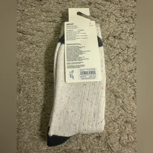 American Eagle  Outfitters AE Aerie Raccoon & Multicolor Speckled Crew Socks Set