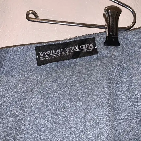 Koret Vintage Woman’s 22W Satin Lined Wool Blend Pull On Dress Pants