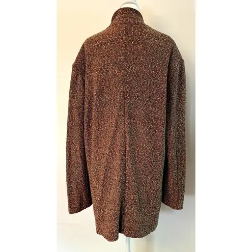 Missoni RARE Vintage Knit Sweater Blazer Shacket Orange Tag Size 52 (US 16)