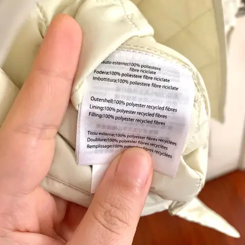 Save the Duck Talita Quilted Jacket in Banana Yellow Size M