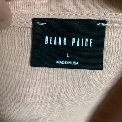 Blank Paige Brunch rainbow embroidered L basic tee