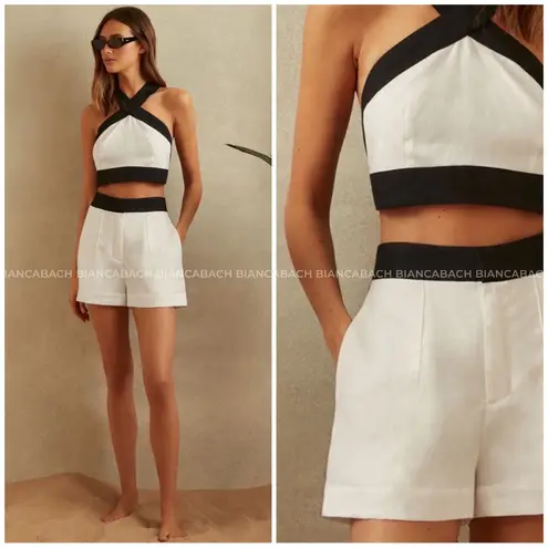 Bebe High Waisted Dress Shorts