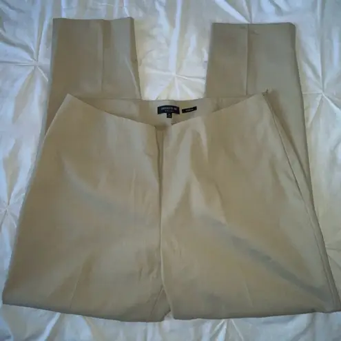 Lafayette 148 NY Women’s Techo Stretch Twill Stanton Pant Khaki Color SIZE 12 Tan