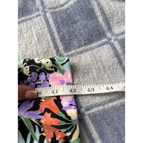 VTG 70s Hay Pence Floral Maxi Dress Smocked Sundress Colorful Summer Dress Black Size undefined