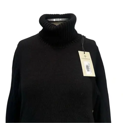 Tuckernuck Sophia Oversized Ribbed Knit Turtle Neck Sweater Size XS