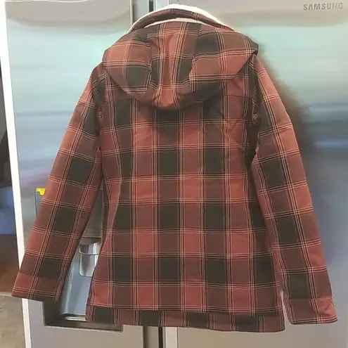 Roxy 💕💕 Brightshine Hooded Longline Jacket Plaid