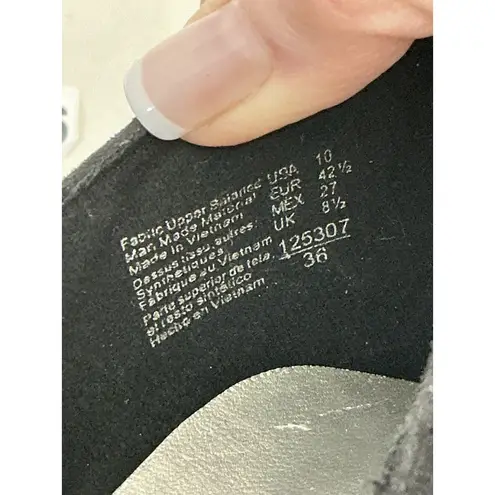 Fioni Womans Black Suede Lace Up Platform Ankle Boots Size 10