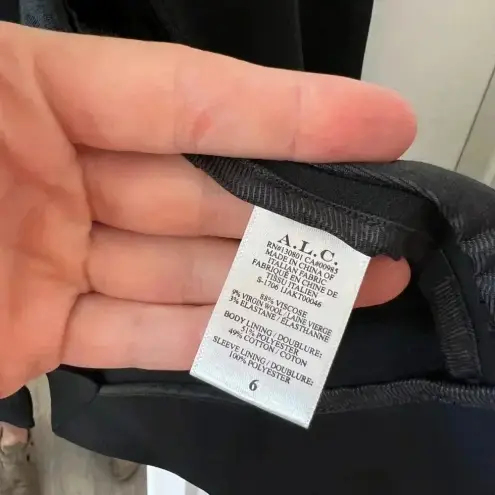 ALC Frank Women's ALC One Button Blazer Jacket Size 6 Color Black