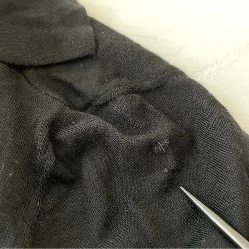 Carolina Herrera Vintage Ruffle Chest Sweater Size S