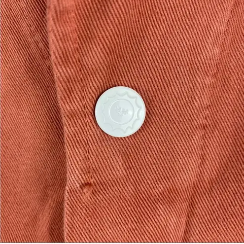 BIG BUD PRESS Short Sleeve Jumpsuit, Clay Red, 4X Red