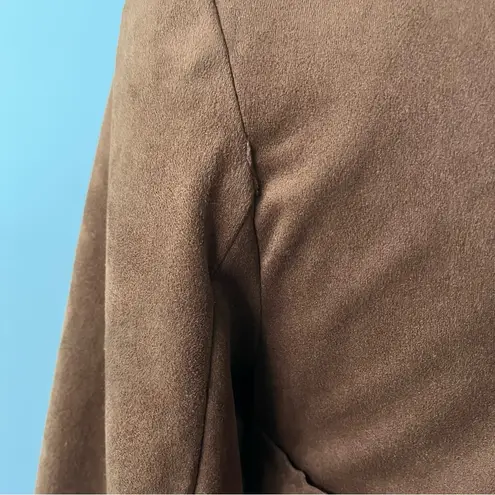 INC International Concepts Ruffled Faux-Suede Jacket