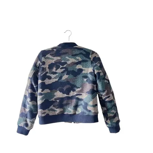 Moussy Women's Camouflage Print Bomber Jacket Small Green