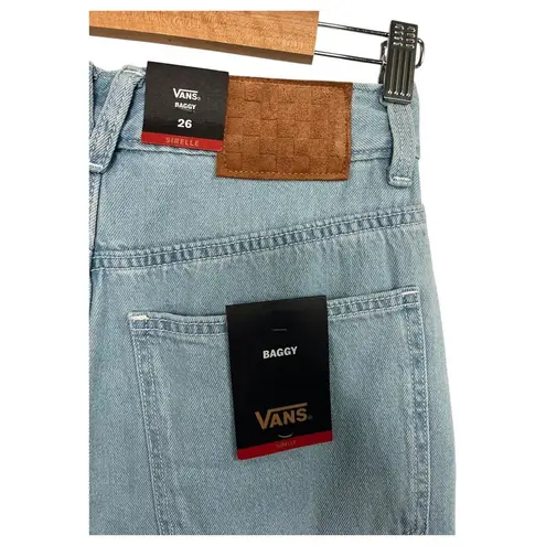 Vans  Baggy Jeans Womens 26 Blue Light Wash Sirelle High Rise Hippie Skater Boho - Image 4