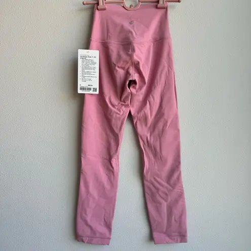 Lululemon NWT  Align High Rise Crop 23" Pink Tide Size 0 XS LINED thumbnail 6
