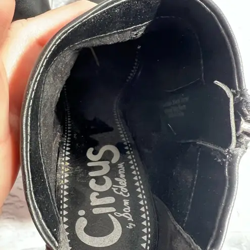 Circus by Sam Edelman Circus Sam Edelman Black Bond Gold Heeled Bootie Sz 7.5