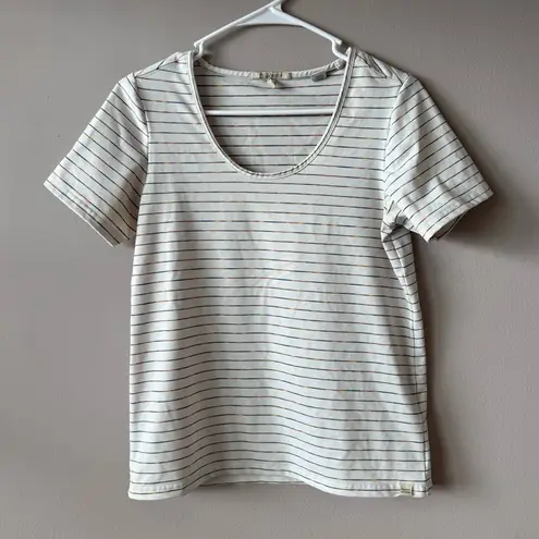 Scotch & Soda Women’s Maison Scotch Striped Cropped Shirt Top Size Small