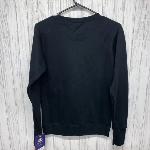 Champion Womens Size XS  Crewneck Sweatshirt Black NWT