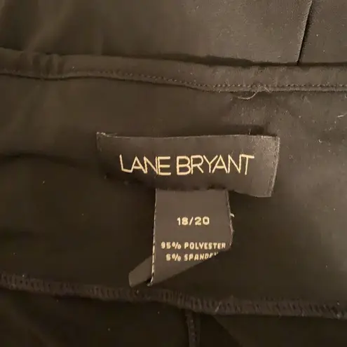 Lane Bryant  Black Pull On Pants