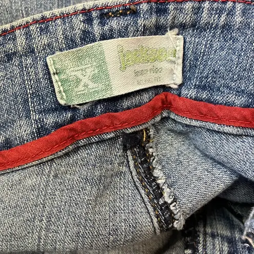 Blue Flare Wide Leg Jeans with Vintage