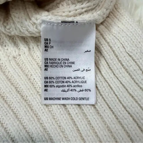 INC International Concepts Cream Turtleneck Sweater