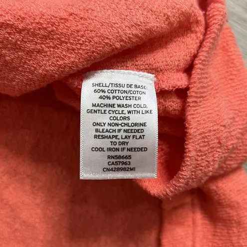 Caslon • woman’s terry cloth hooded henley pullover sweater