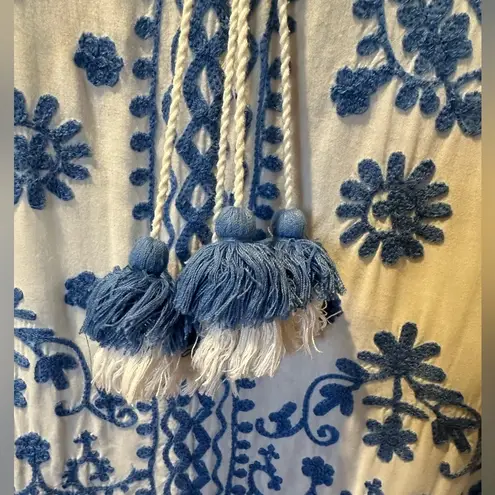 PRANELLA Gigi Kaftan China Blue Beach Cover Up Kaftan Dress Size 2