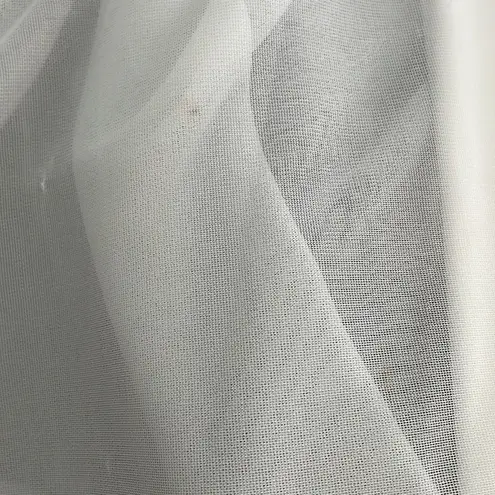 Sequin Hearts white beaded halter lined chiffon open back full length dress Size undefined