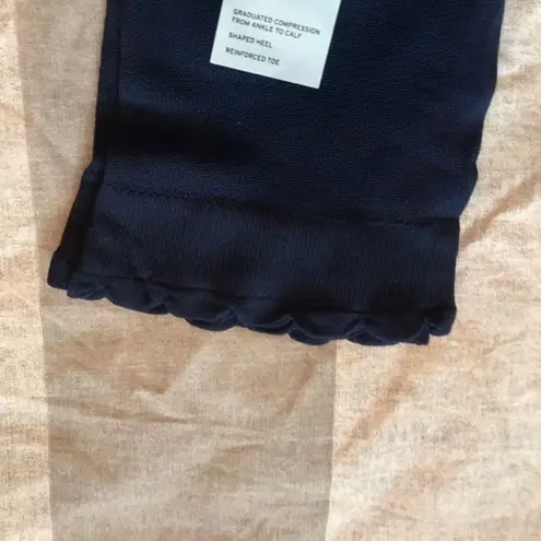 Compression dress socks in Navy Blue Size XL - Image 4