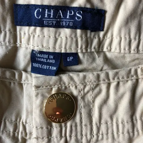 CHAPS  Khaki Capris by Polo Ralph Lauren (NWT)