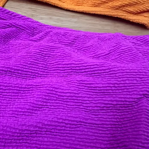 Wild Fable  Women's Orange and Pink Cut Out One Piece Swimsuit - Size Large - NWT