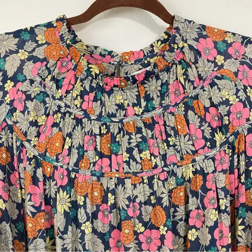 Birds of Paradise Trovata Birds of Paradis Vintage Floral Abigail Short Dress Size Large