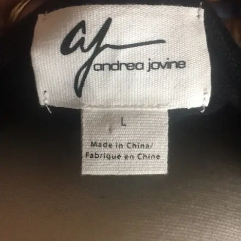 Andrea Jovine Black Zebra Top